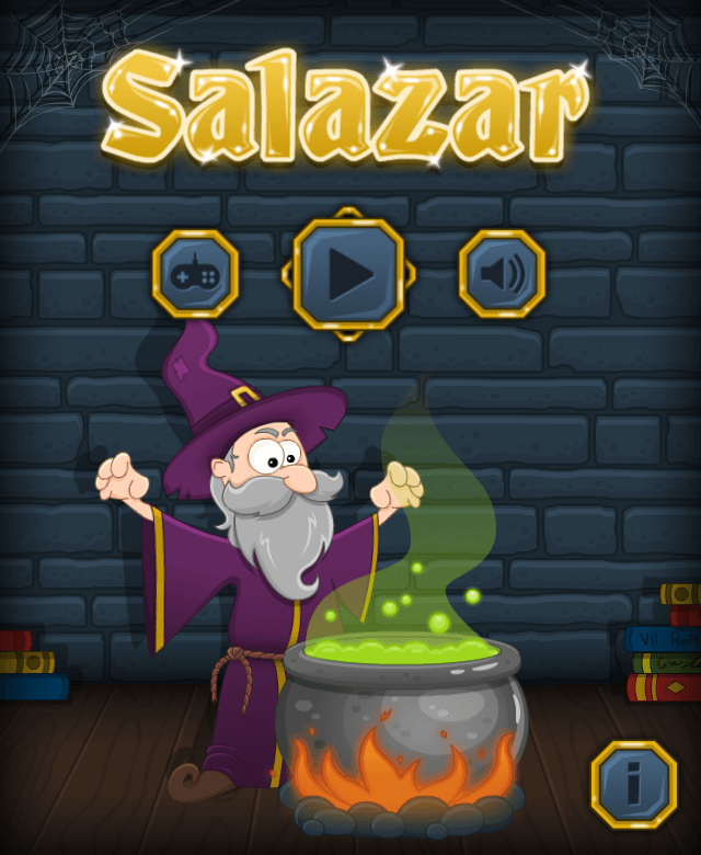 Salazar The Alchemist - Main Menu